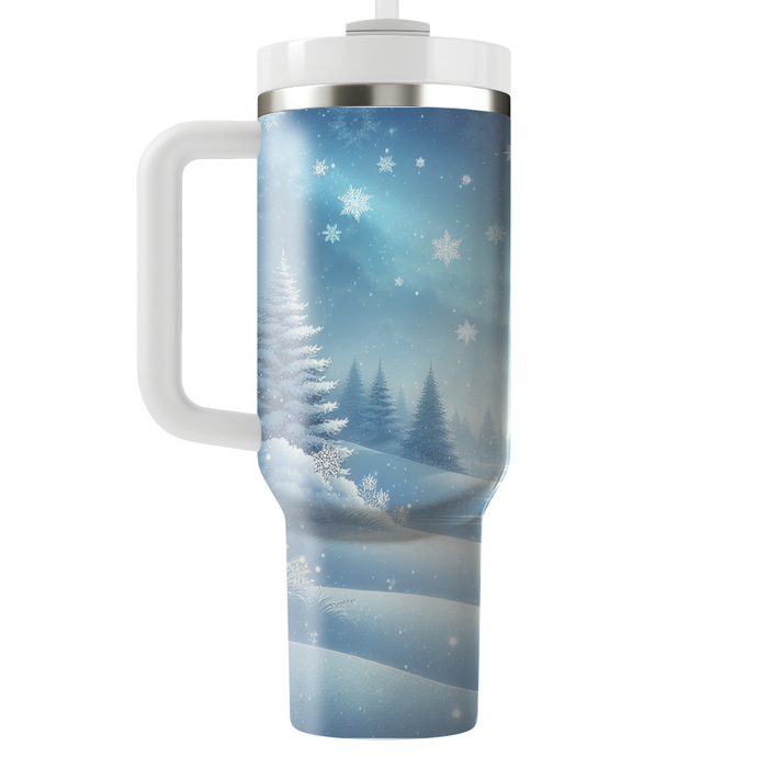 Winter Snowy Serenity  Travel Tumblers