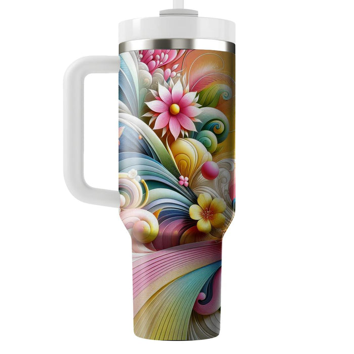 Whimsical Winds - A Spring Festival  Design Custom Tumblers