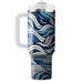 Abstract Illusion Waves  Tumblers With Lids