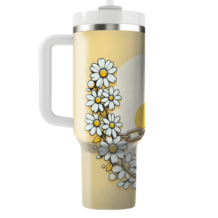 Whimsical Daisy Chain  Tumblers For Gifts