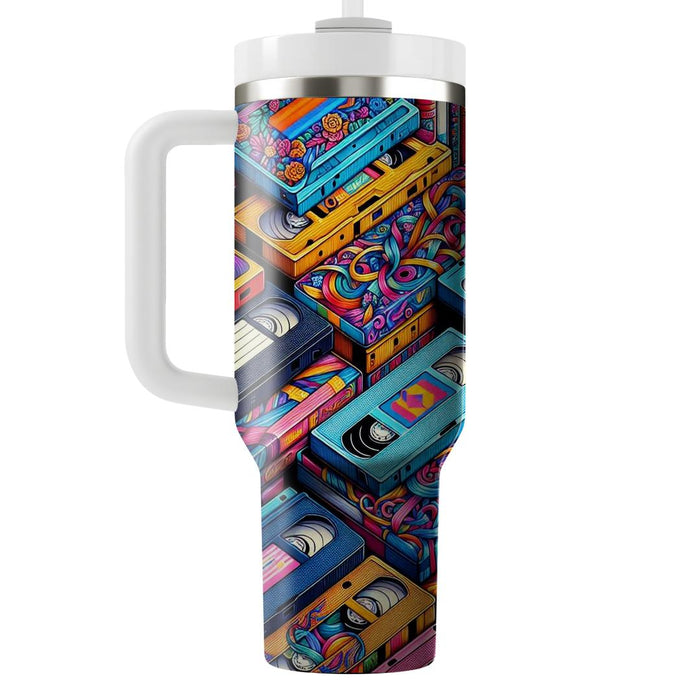 Vhs Tape Nostalgia  Personalized Tumblers