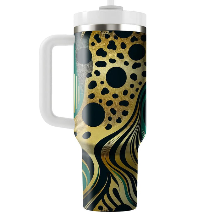 Bold Leopard Print  Tumbler Cups