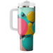 Retro Funky Circles  Tumblers With Lids