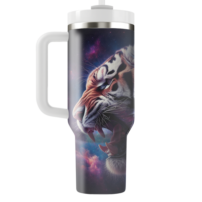 Galactic Tiger Roar  Decorative Tumblers