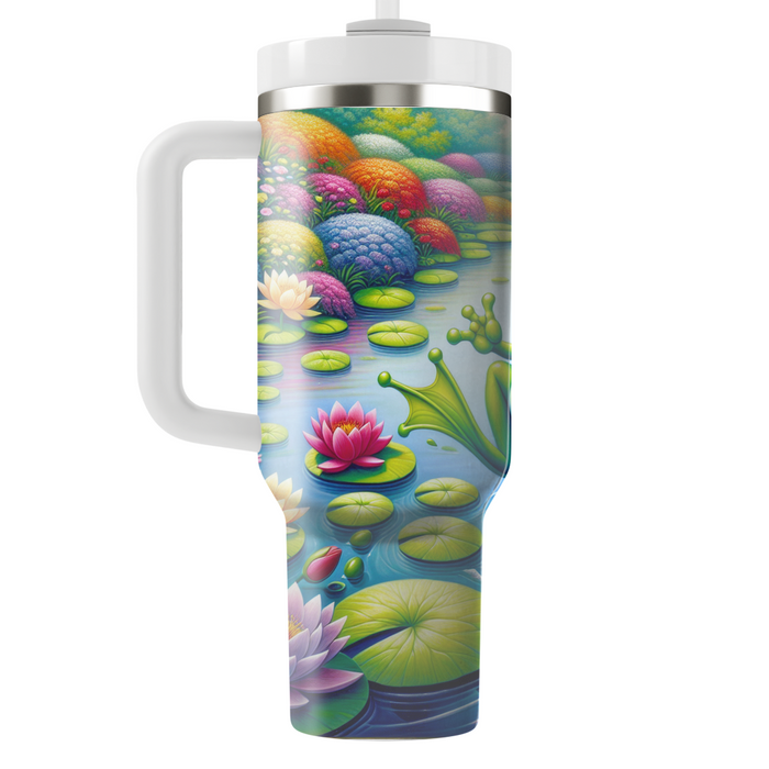 Whimsical Frog Adventure  Decorative Tumblers