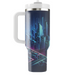 Futuristic Cityscape  Tumbler Cups