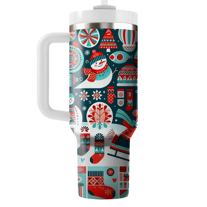 Winter Joyful Scenes  Custom Tumblers