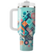 Funky Geometric Bliss Travel Tumblers