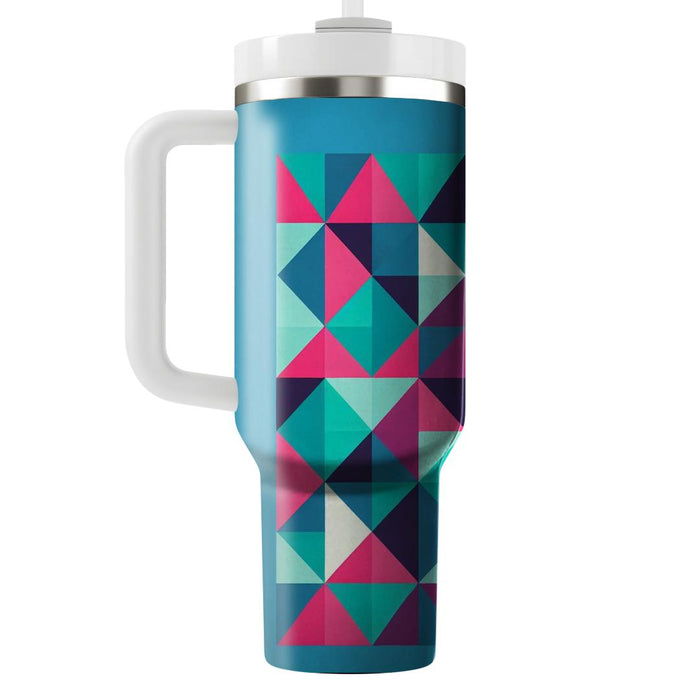 Geometric Triangle  Personalized Tumblers