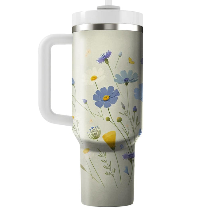 Serene Wildflower  Unique Tumblers