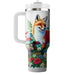 Whimsical Fox In The Flowers  Insulated Tumblers