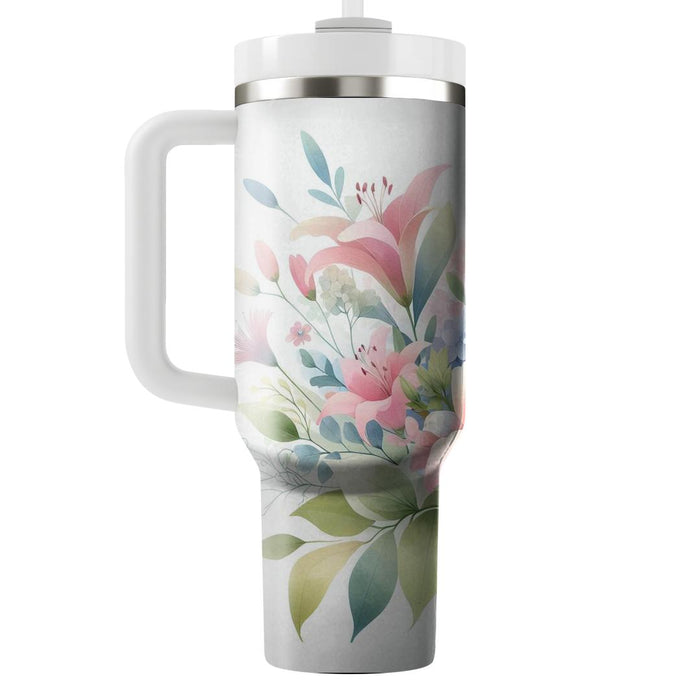 Watercolor Garden  Insulated Tumblers