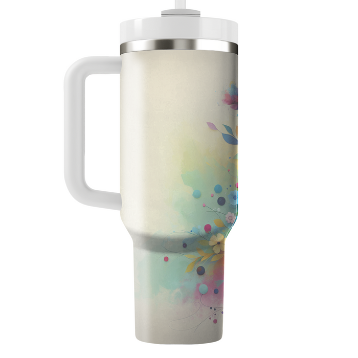 Blooming Floral Delight  Travel Tumblers