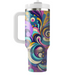 Vibrant Abstract Swirls  Custom Tumblers