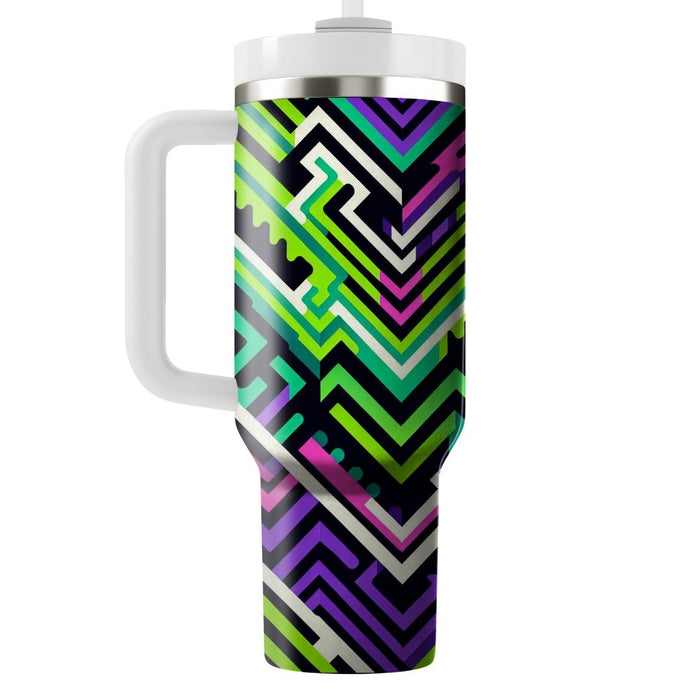 Funky Zigzag Jazz  Unique Tumblers