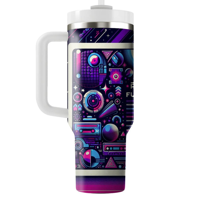 Retro Futuristic Vibes  Tumblers With Lids