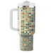 Retro Dot Matrix Tumbler Cups