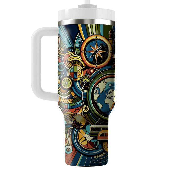 Wanderlust Awakening - A Travel Festival  Custom Tumblers