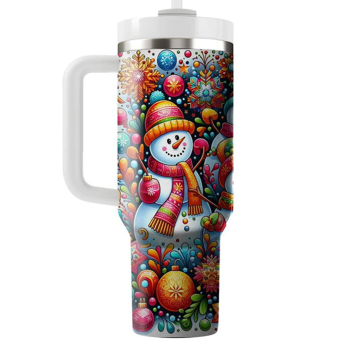 Winter Snowman Cheer  Tumblers For Gifts