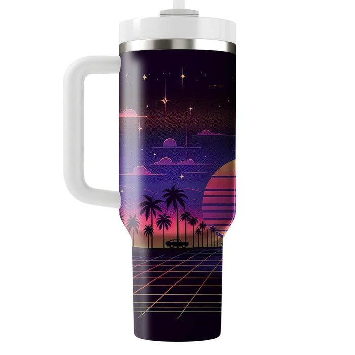 Synthwave Escape  Decorative Tumblers