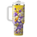 Vibrant Pansy Parade  Custom Tumblers