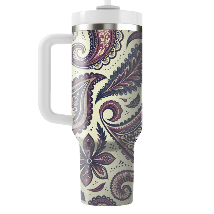 Artistic Paisley Flow Custom Tumblers