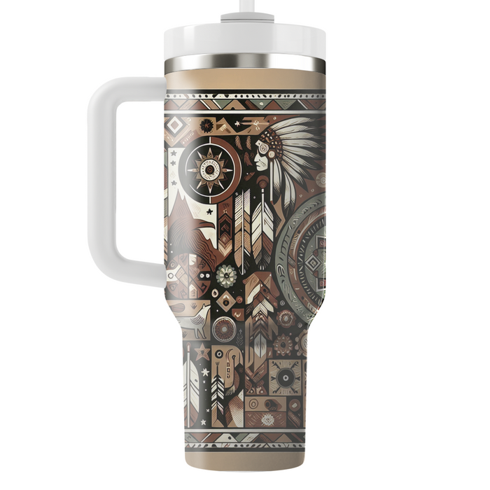 Timeless Wisdom - Indigenous Peoples Day  Custom Tumblers