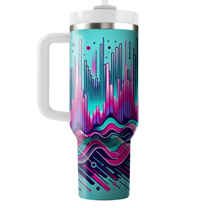 Synth Pop Glow  Tumblers With Lids