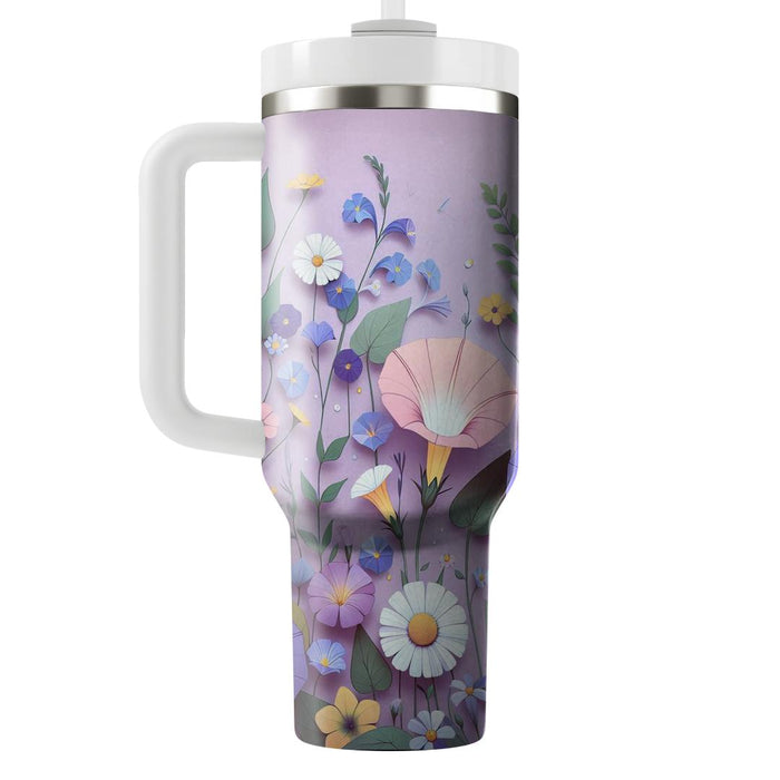 Whimsical Flower Fairytale  Unique Tumblers