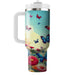 Vivid Butterfly Flutter  Personalized Tumblers