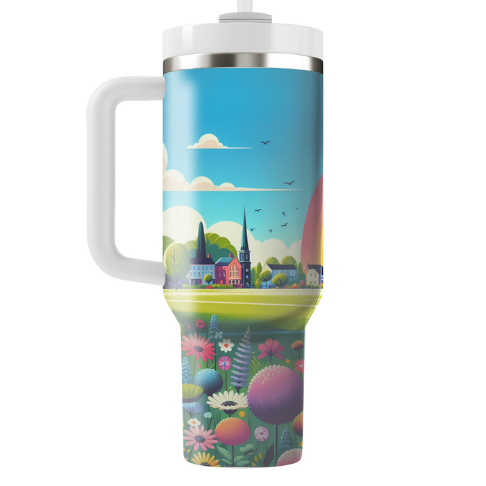 Spring Rainbow  Travel Tumblers