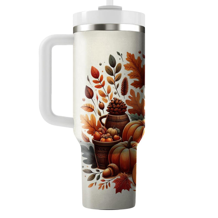 Autumn Serenade - A Thanksgiving Festival  Custom Tumblers