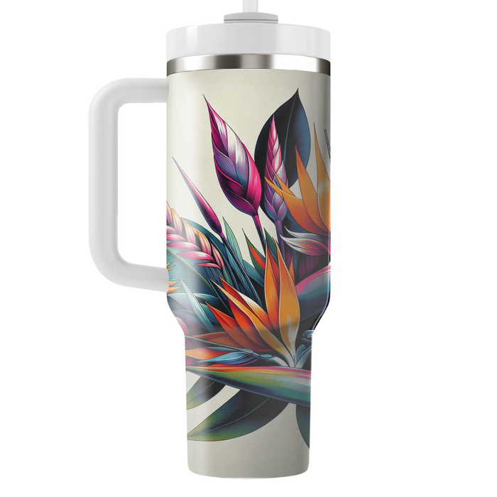 Bold Exotic Flora  Custom Tumblers