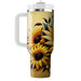 Blooming Sunflower Dream  Decorative Tumblers