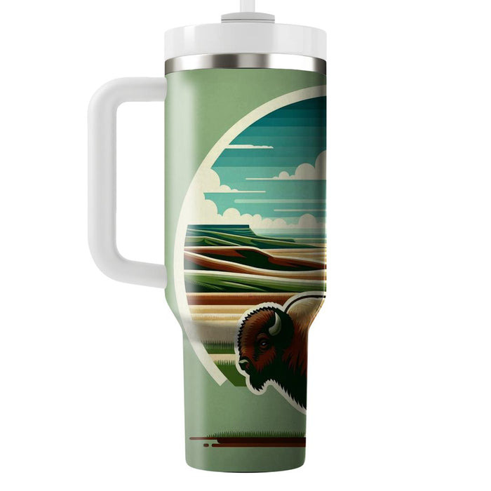 Bold Bison Plains  Decorative Tumblers