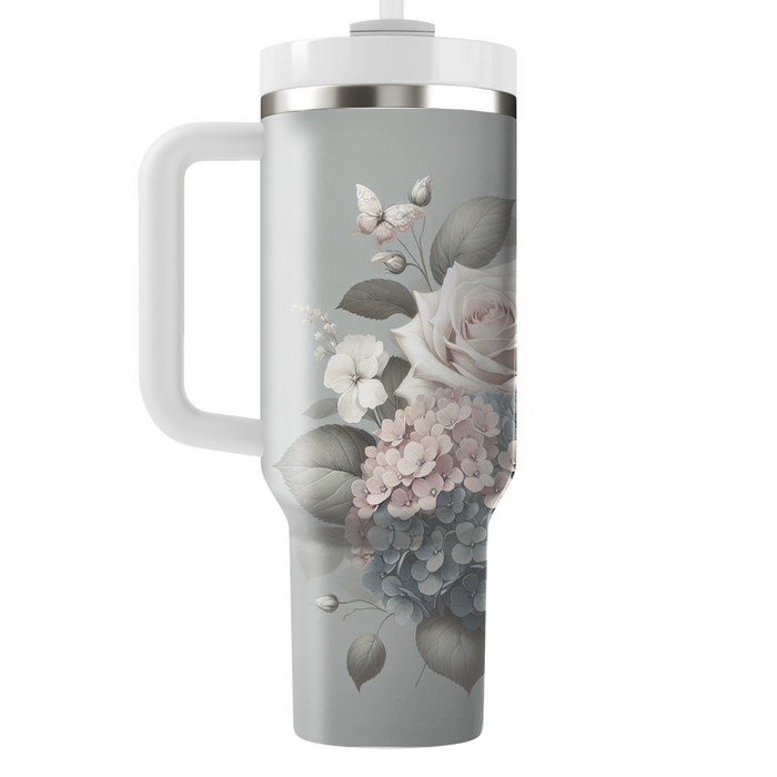 Timeless Floral Essence  Travel Tumblers