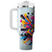 Vibrant Retro Splash  Tumblers For Gifts