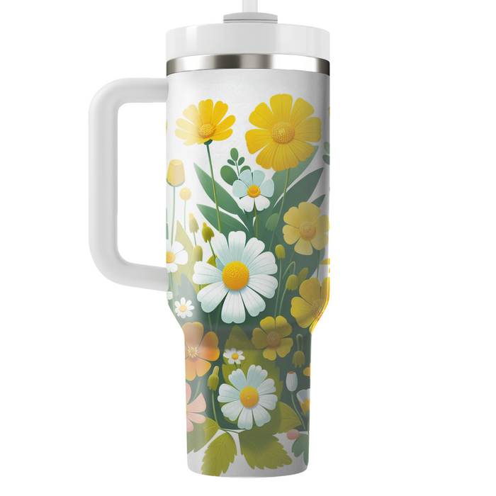 Fresh Floral Picnic  Custom Tumblers