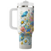 Whimsical Floral Wonderland  Tumblers With Lids