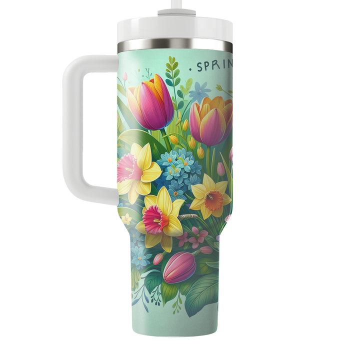 Springtime Floral Bliss  Travel Tumblers