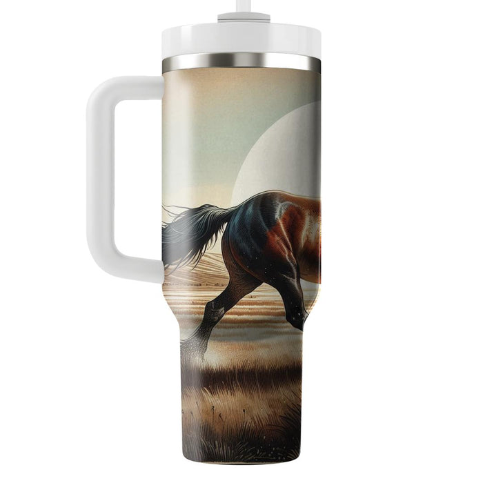 Wild Horse Galloping  Insulated Tumblers