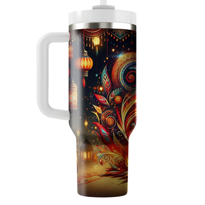 Fusion Of Fire - A Cultural Bonfire  Personalized Tumblers