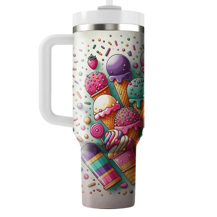 Retro Ice Cream  Unique Tumblers