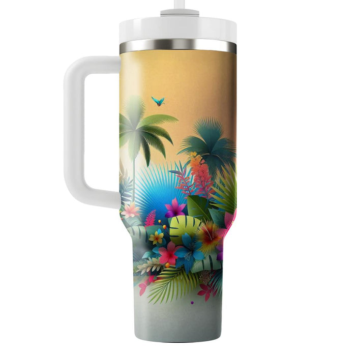 Sunkissed Tropics  Unique Tumblers