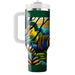 Vibrant Tiger Stripes  Personalized Tumblers