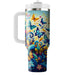 Whimsical Garden Butterfly  Decorative Tumblers