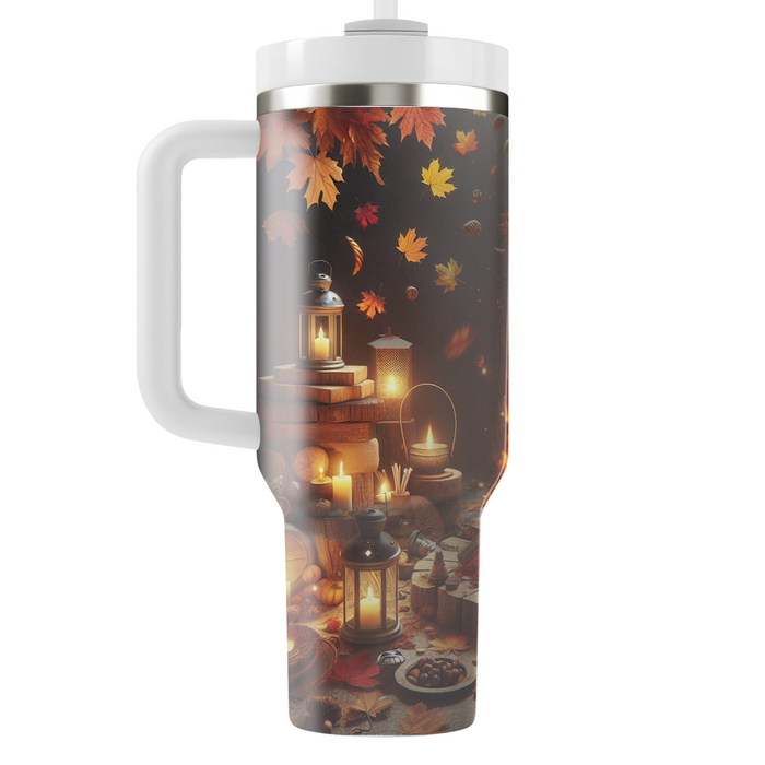 Autumn Cozy Campfire  Custom Tumblers