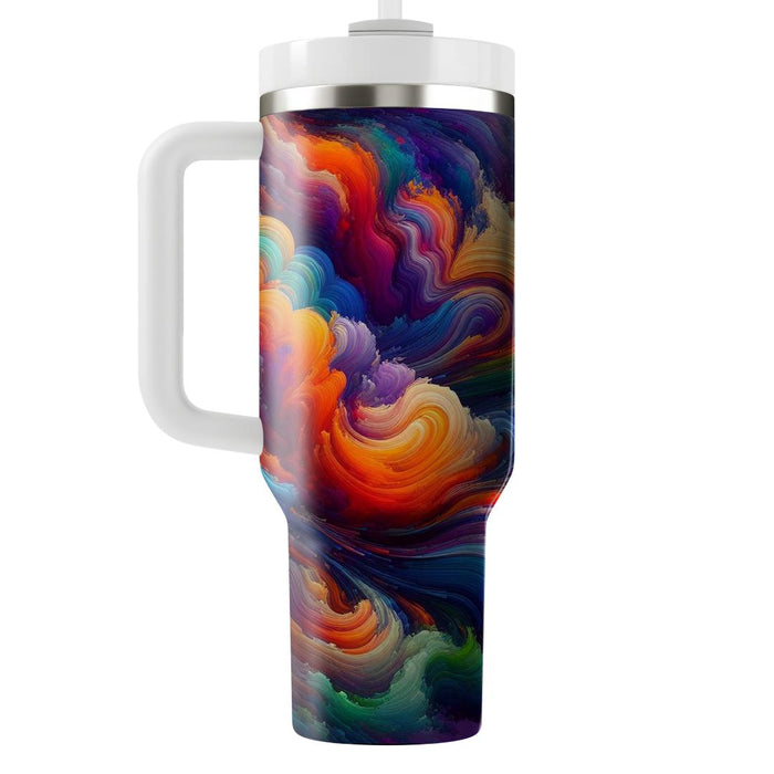 Tie-dye Bliss  Unique Tumblers