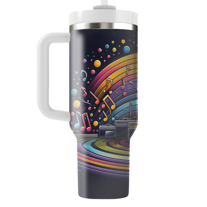 Vibrant Music Notes  Custom Tumblers