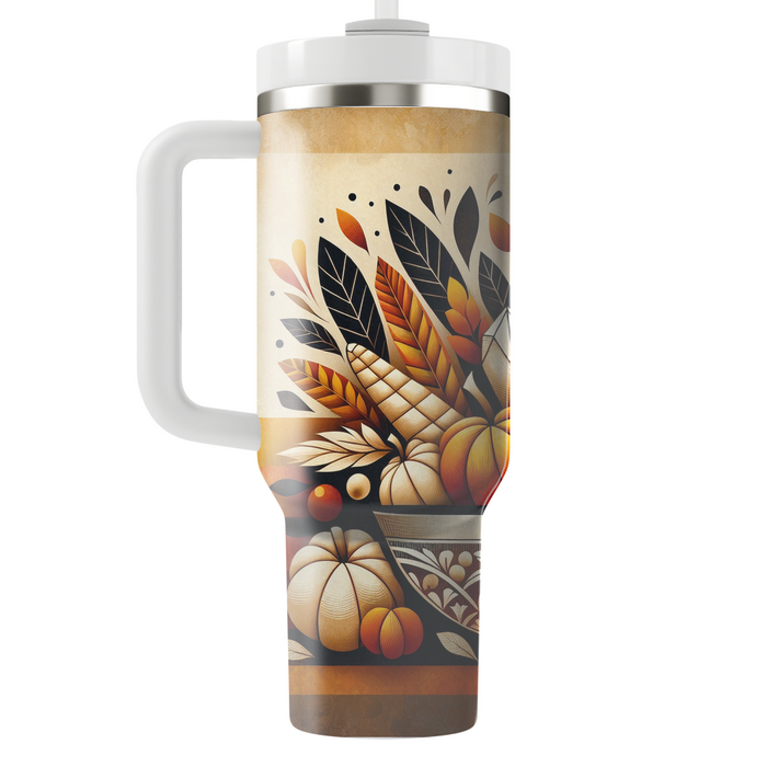 Bountiful Festival Of Gratitude Tumblers With Lids